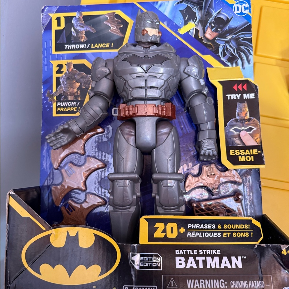 DC Batman Battle Strike Action Figure - Gray and Brown